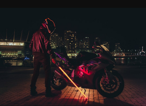 Neutron ™ - Motorcycle Helmet LED Light