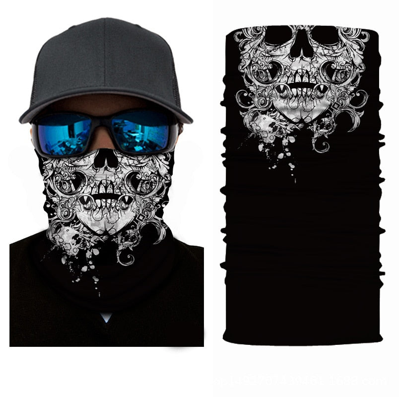 Skull Half Face Bandana
