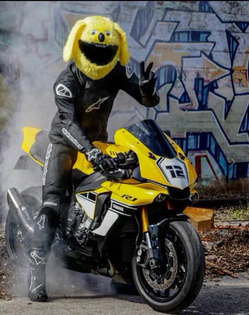 Helmet Cover YELLOW DOG