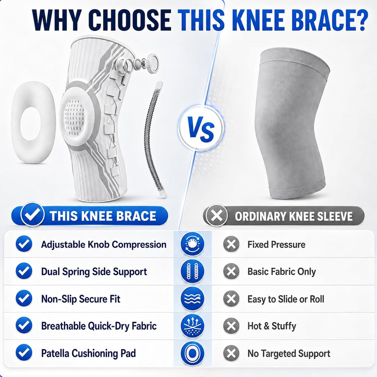 Snova - adjustable knee brace