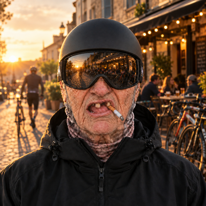 Grandpa Face Bicycle Mask