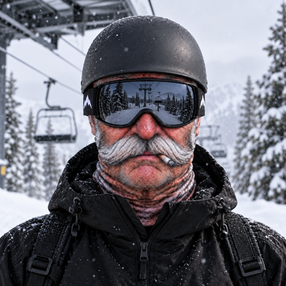 Grandpa Face Ski Mask