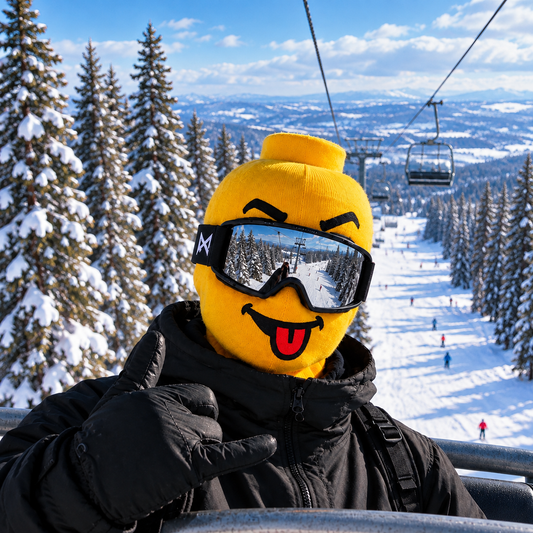 Yellow-Head Ski Mask