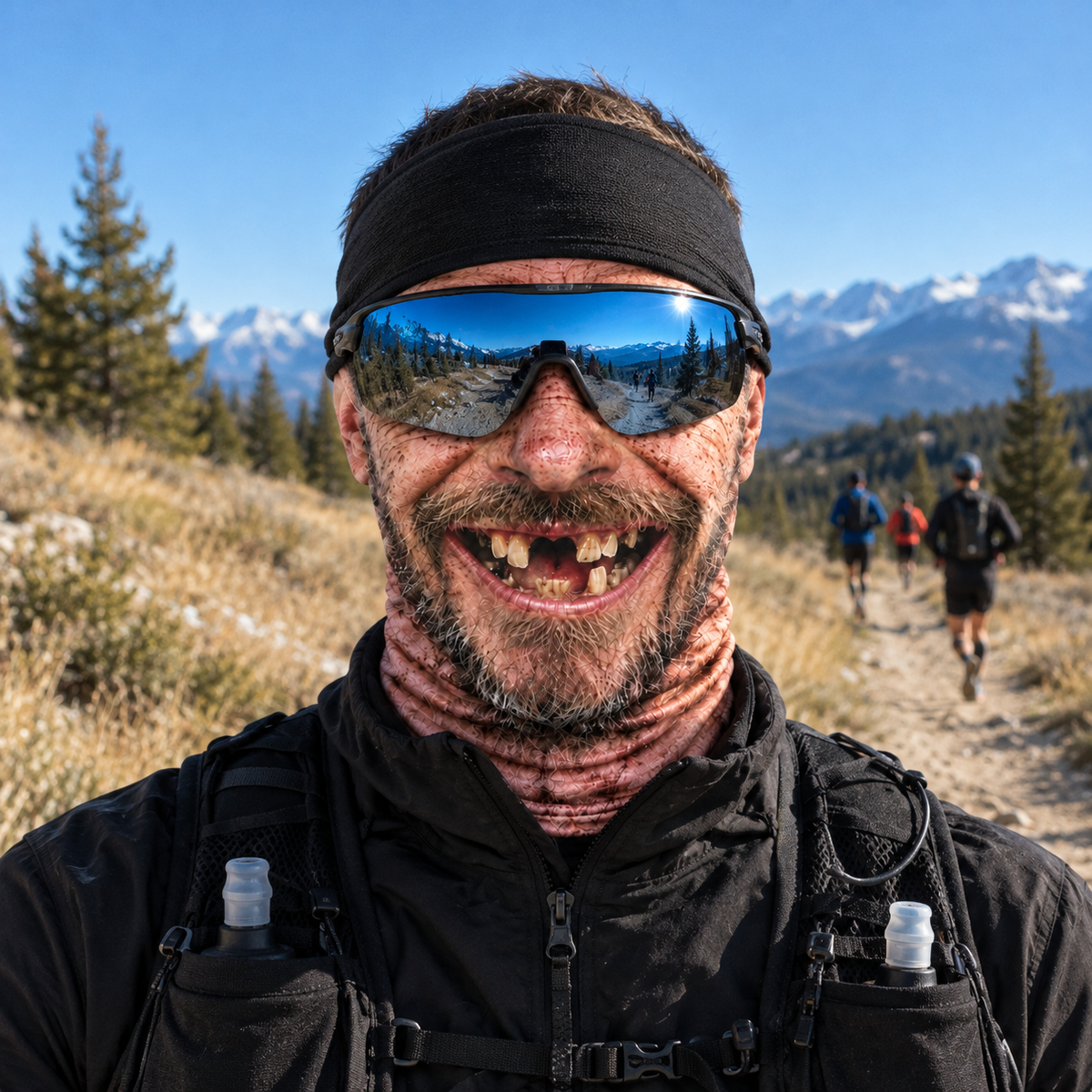 Grandpa Face Running Mask