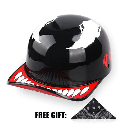 baseball novelty motorcycle helmets Motorcycle Baseball Helmet – luxarmy
