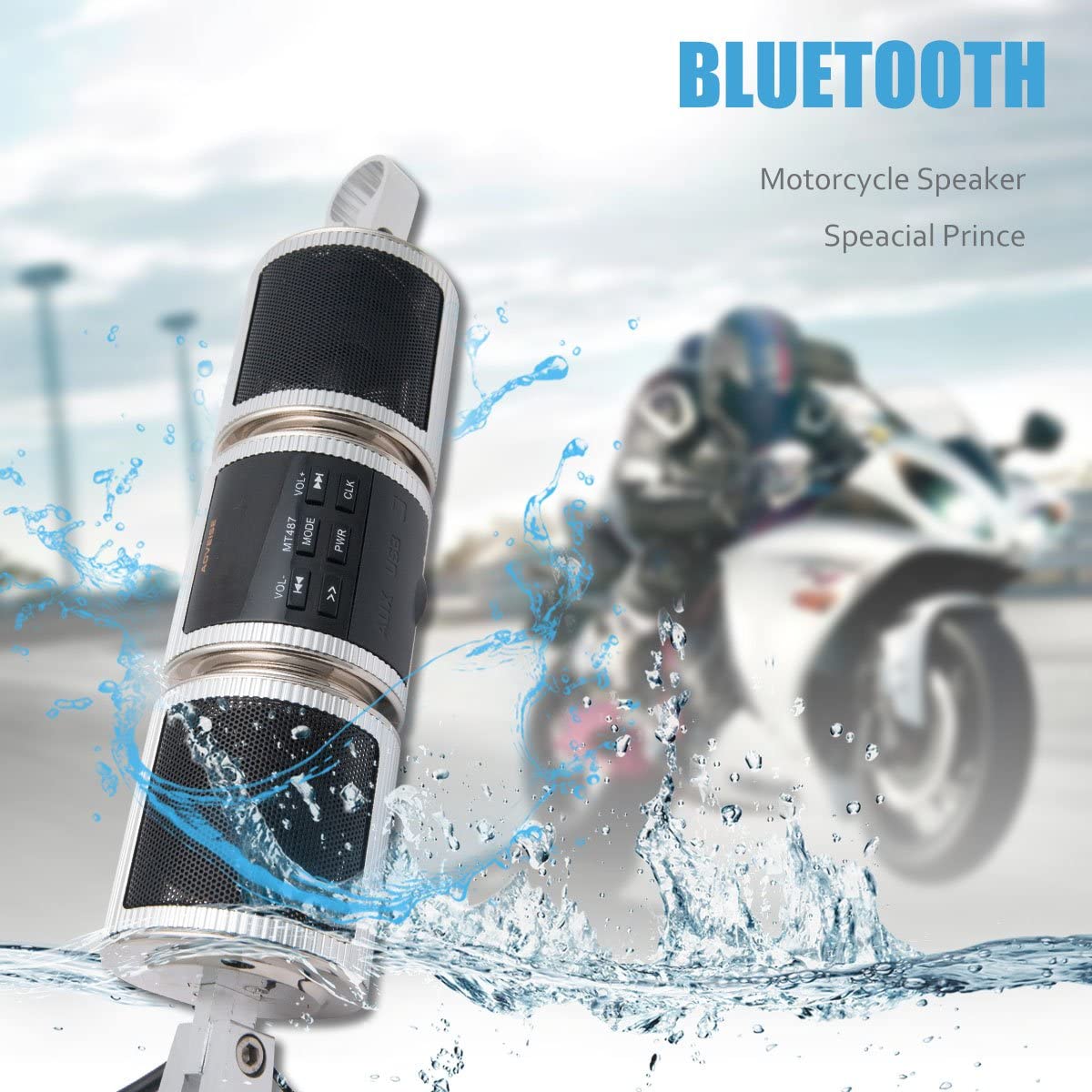 Bluetooth Waterproof Motorcycle Speaker
