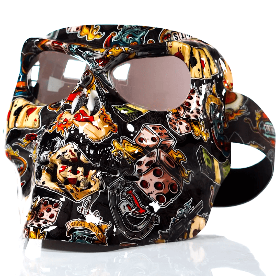 Tour de cou moto Forest Camo Skull - Moto Vision