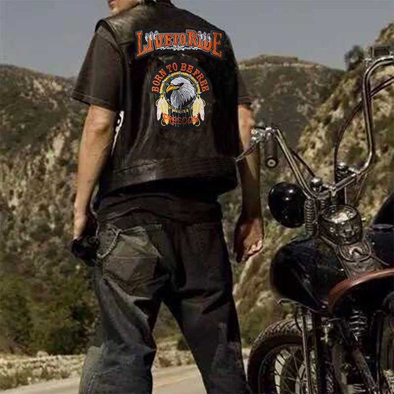 Live To Ride - Vintage  Motorcycle Vest