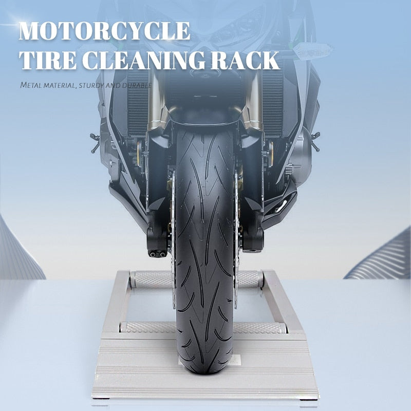 Motorcycle Tire Cleaning Stand