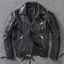 Vintage Motorcycle Leather Jacket