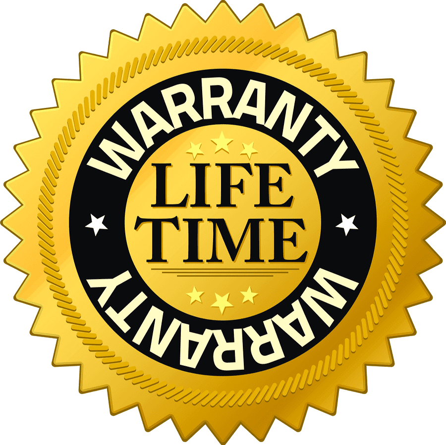 Get Lifetime Warranty for your products